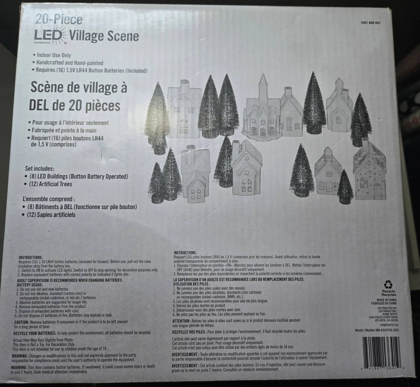 Home Accents Holiday 20-Piece LED Village Scene - photo 3