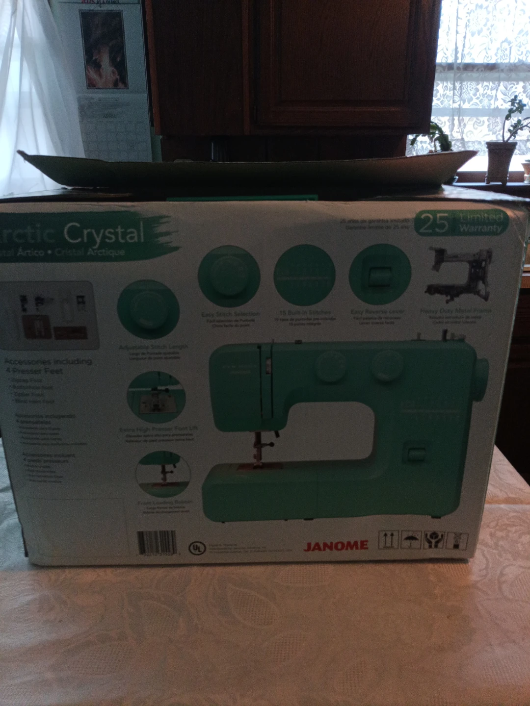 NEW Janome Arctic Crystal Sewing Machine