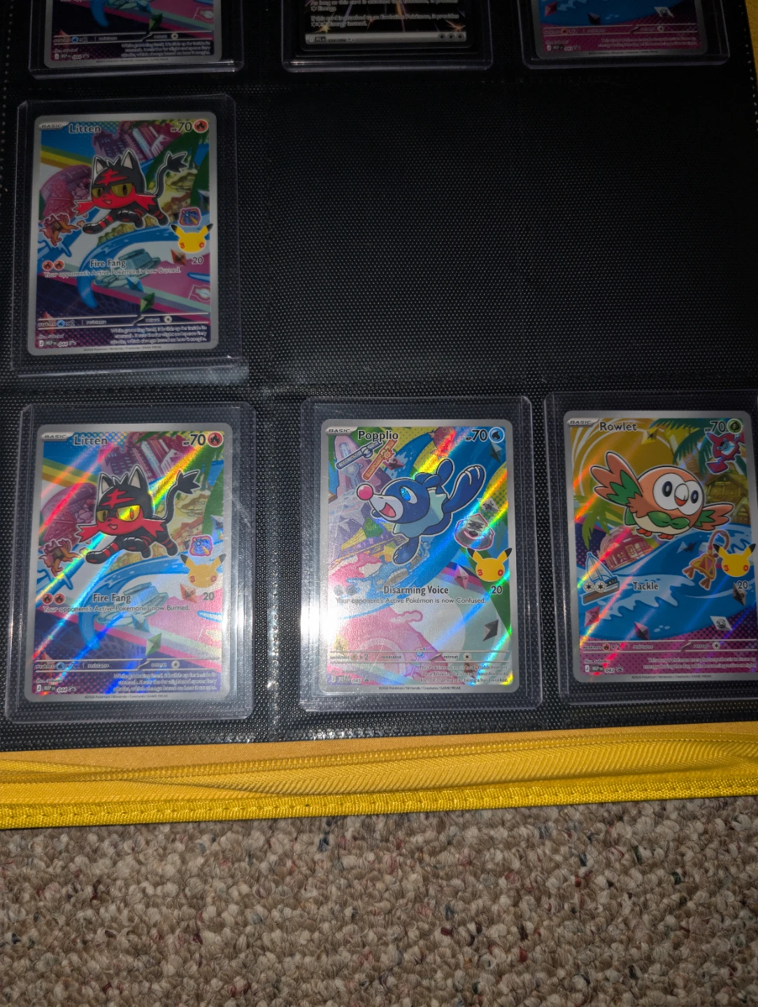 Pokemon Trading Cards Collection first partner illustrations