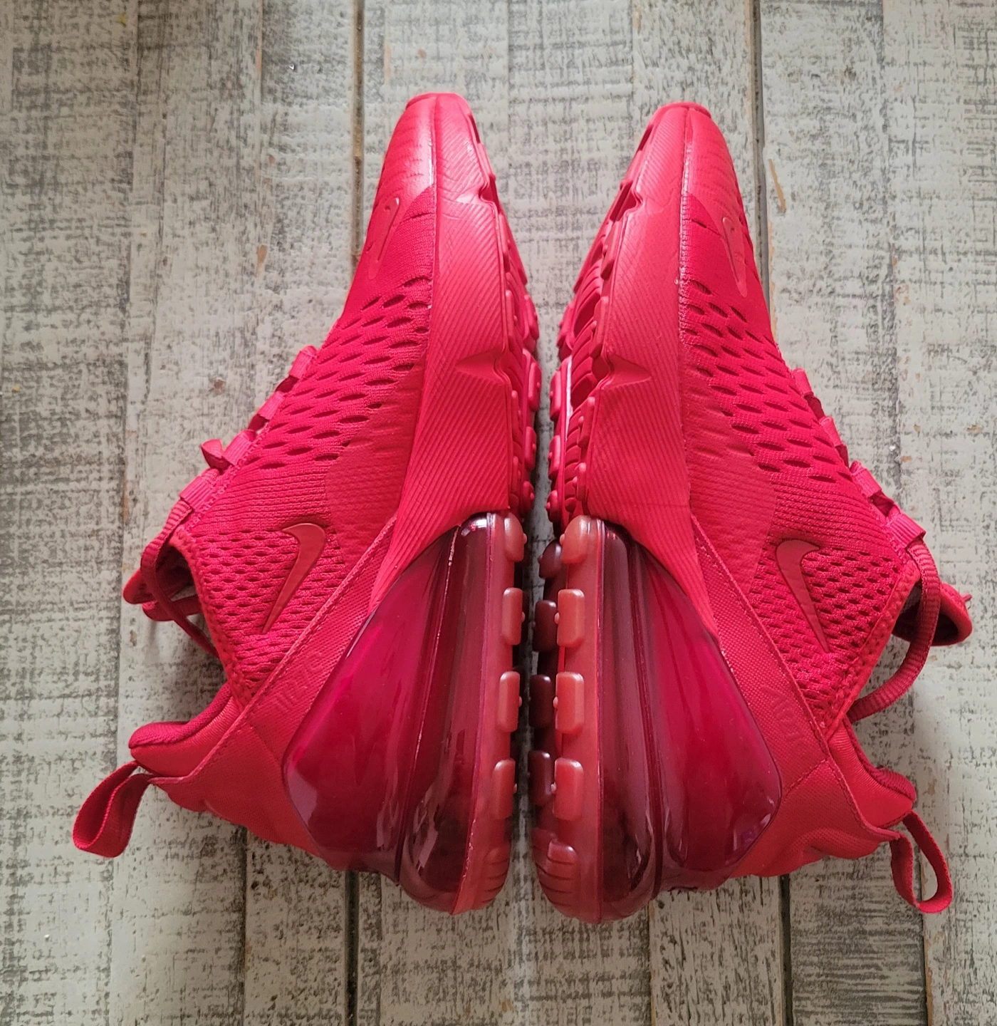 Nike Air Max 270 Youth Red Shoes Size 4Y - photo 2