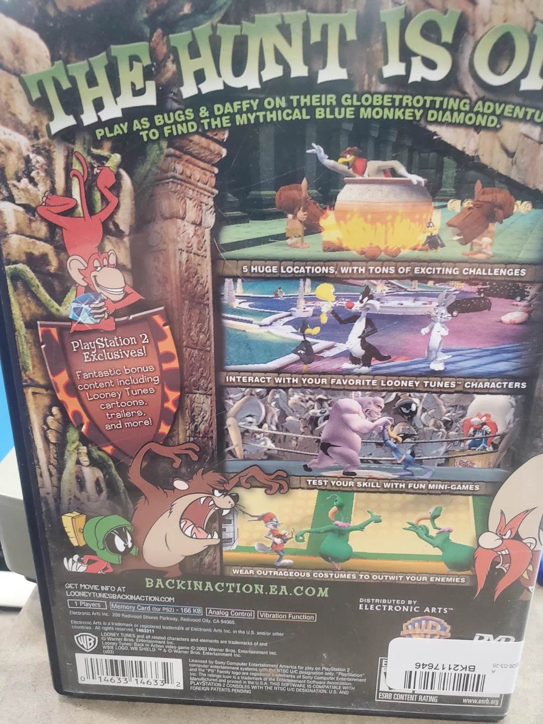 Looney Tunes: Back in Action PlayStation 2 Game - photo 2