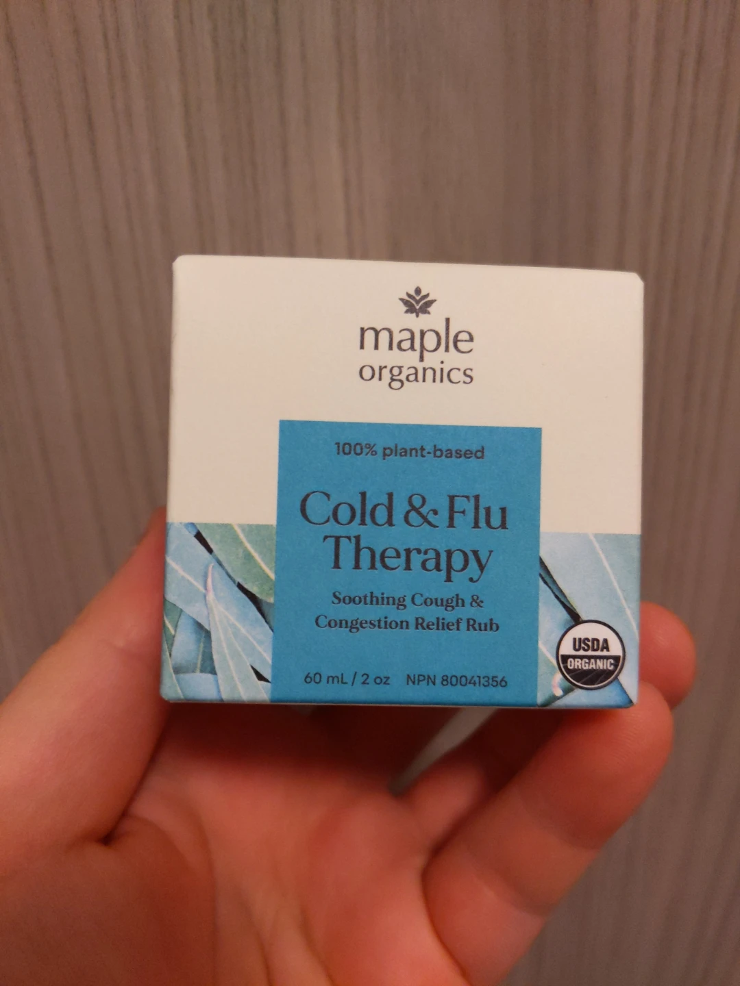 Maple Organics Cold & Flu Therapy Rub 60 mL / 2 oz