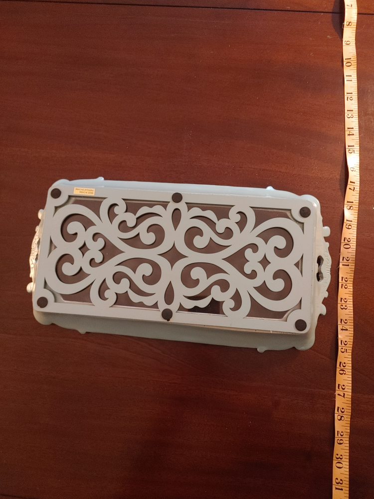 Decorative Tray (wood and glass) - photo 3