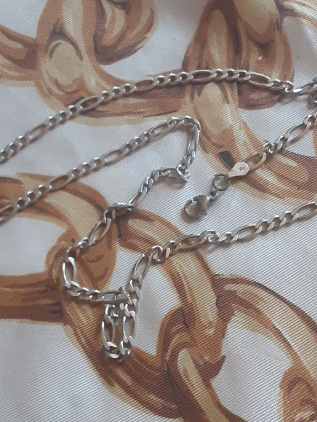 Silver Figaro Chain Necklace