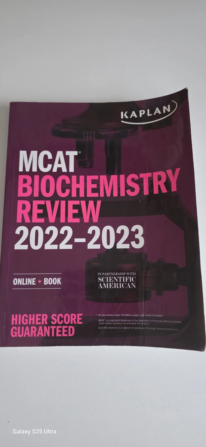 Kaplan MCAT Biochemistry Review