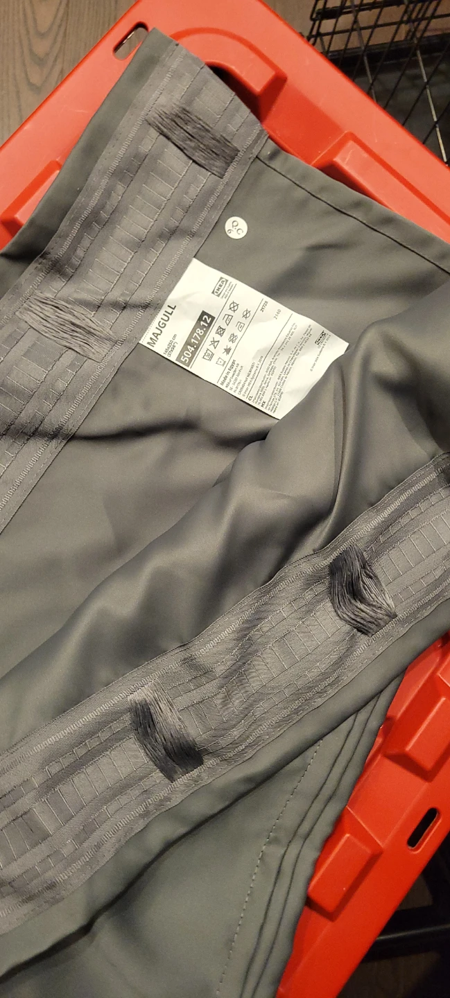 IKEA MAJGULL Grey Curtains 145x250 cm