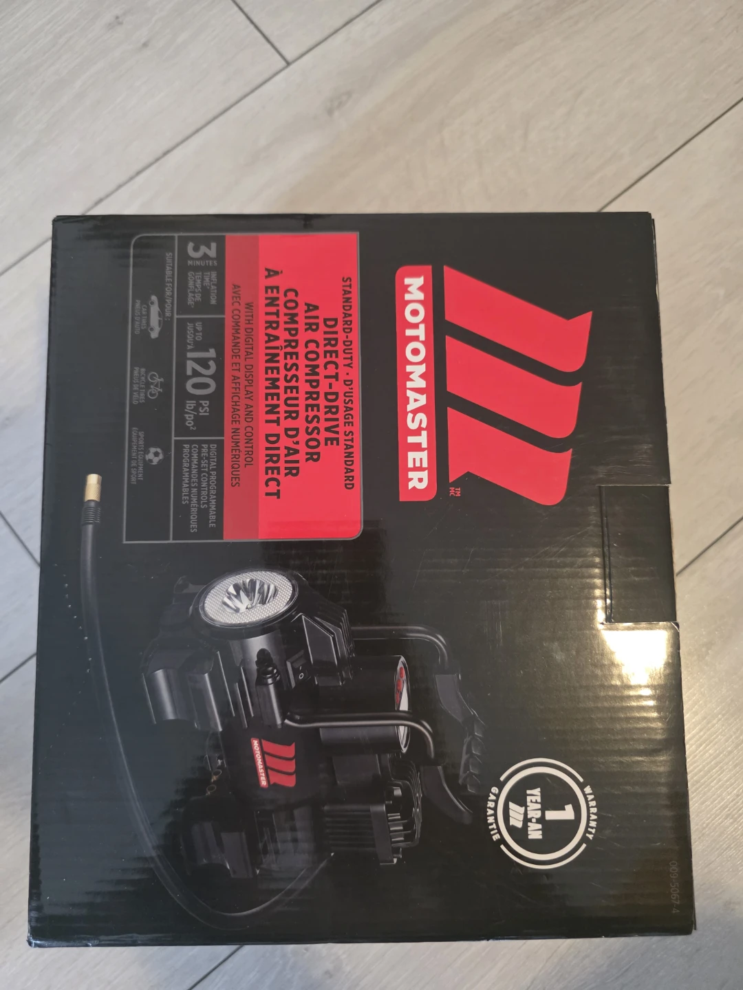 Motomaster Standard-Duty Direct Drive Air Compressor - photo 2
