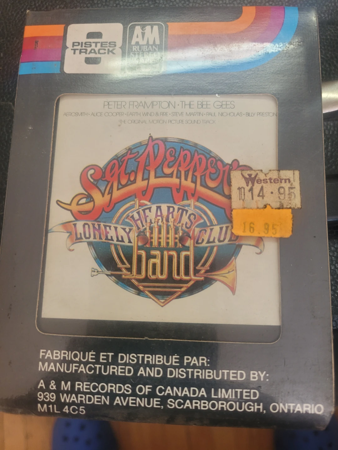 Sgt. Pepper's Lonely Hearts Club Band Beatles 8-track Tape