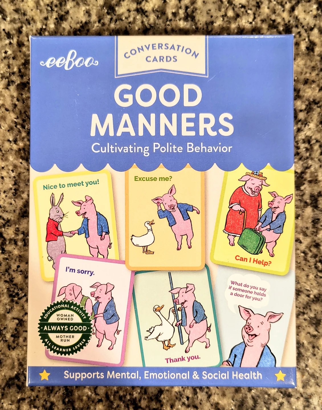eeboo Good Manners Conversation Cards