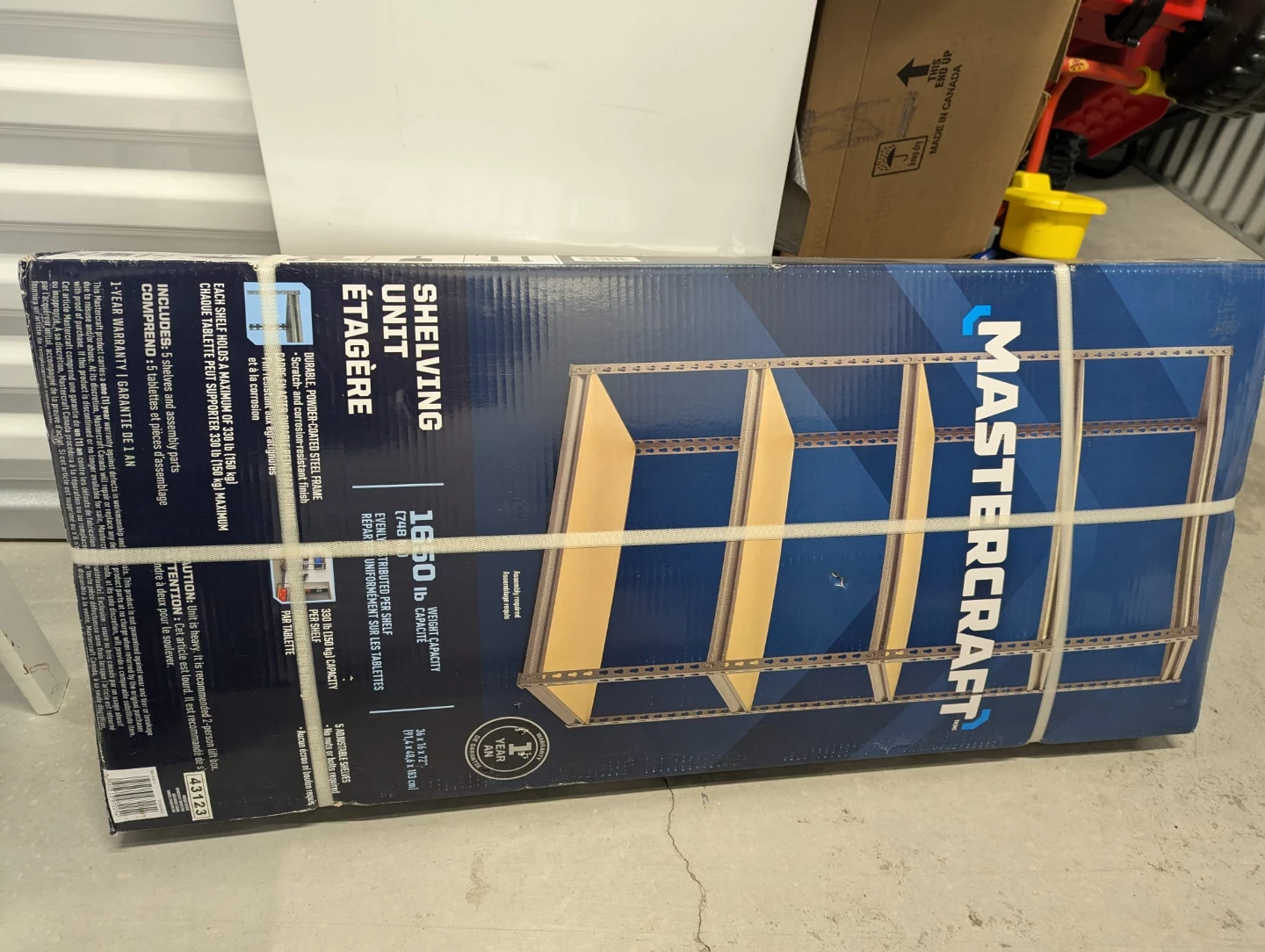 Mastercraft 5-Shelf Shelving Unit