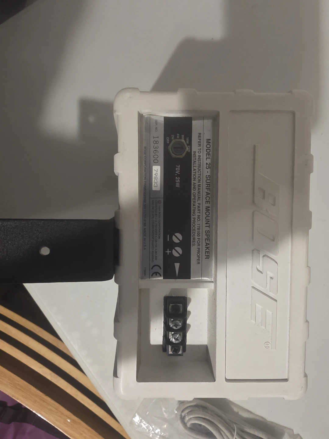 Bose Model 25 Surface Mount Speaker - photo 3