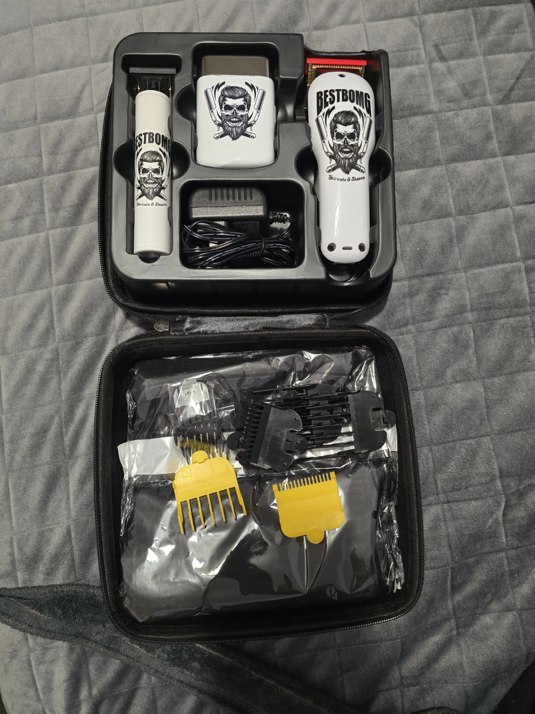 BESTBOMG Hair Clipper and Trimmer Set