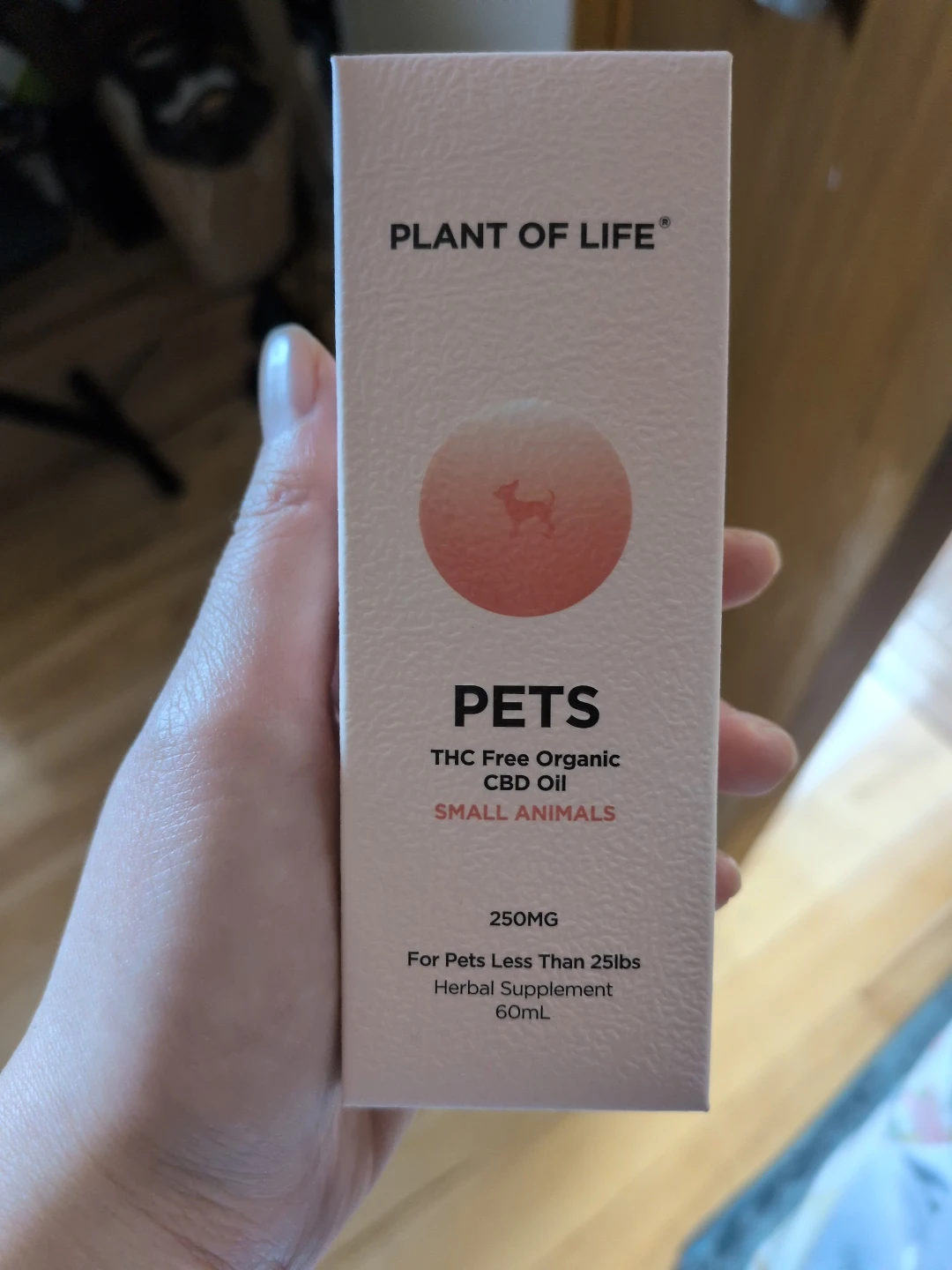 Plant of Life Pets THC Free Organic CBD Oil 60mL