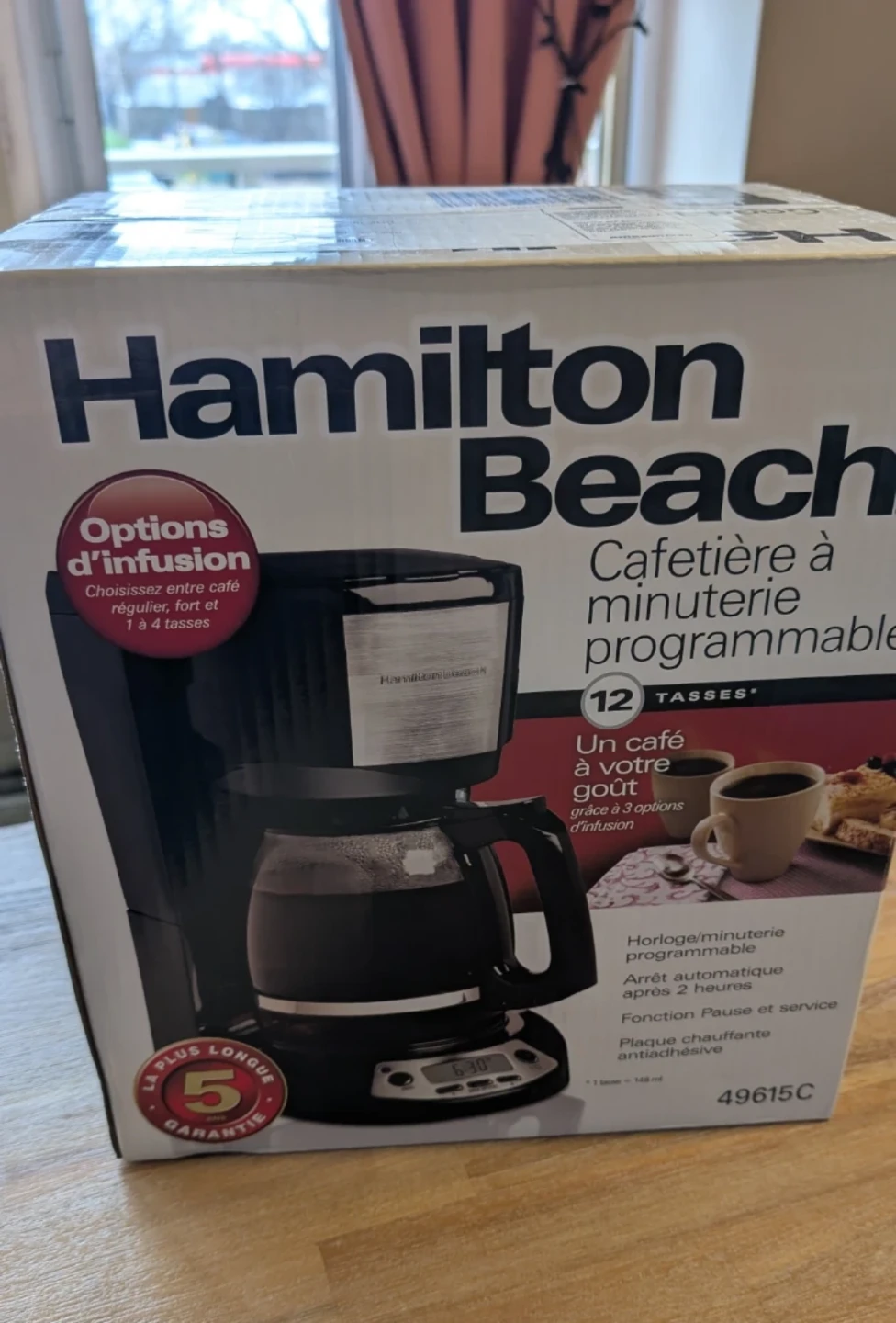 Hamilton Beach 12-Cup Programmable Coffee Maker