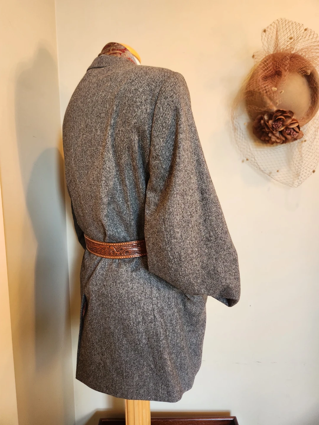 New TED BAKER Grey WOOL Tweed Blazer - photo 2