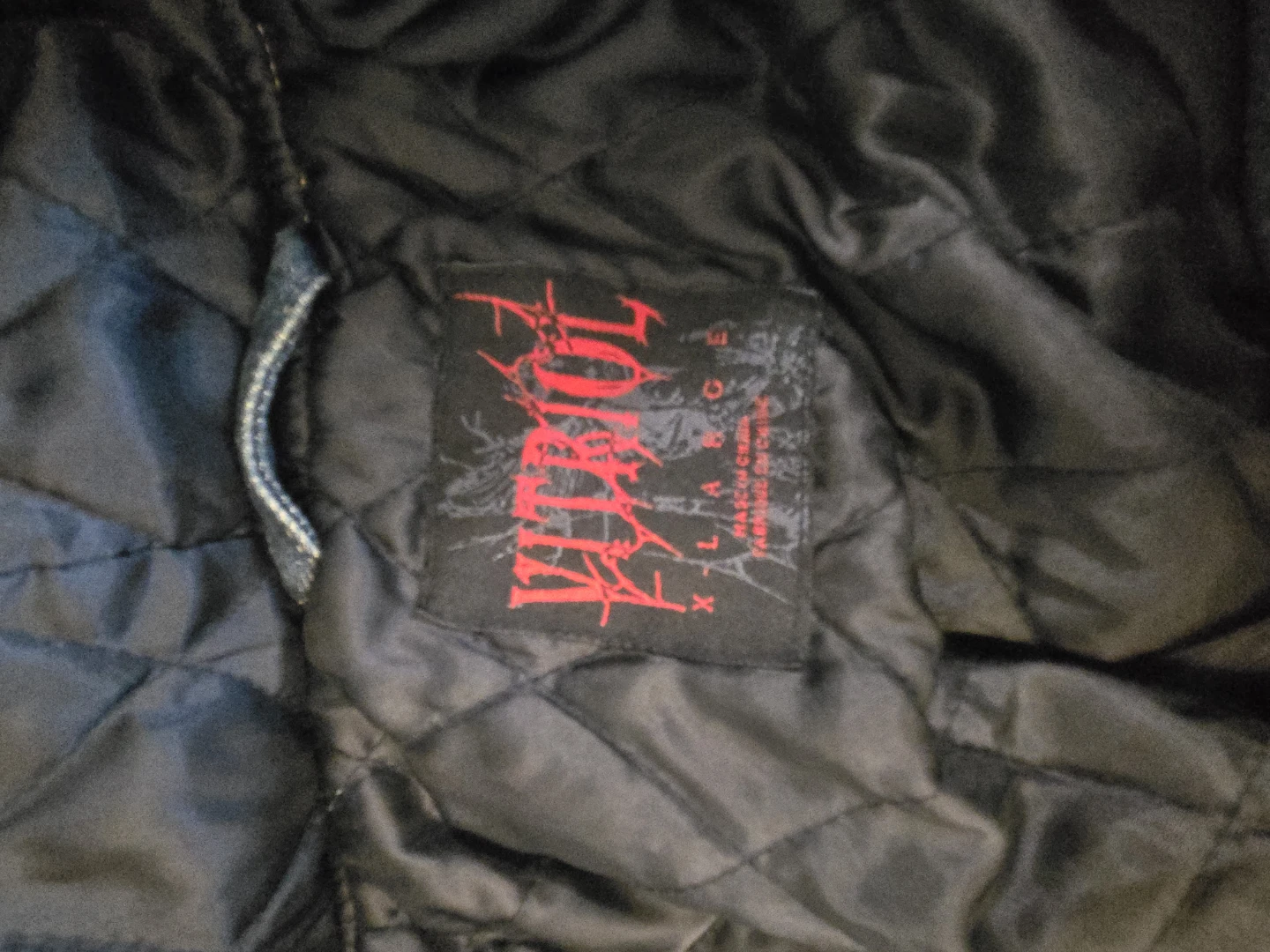 Blue wash Denim Jacket with hood, XL - photo 3