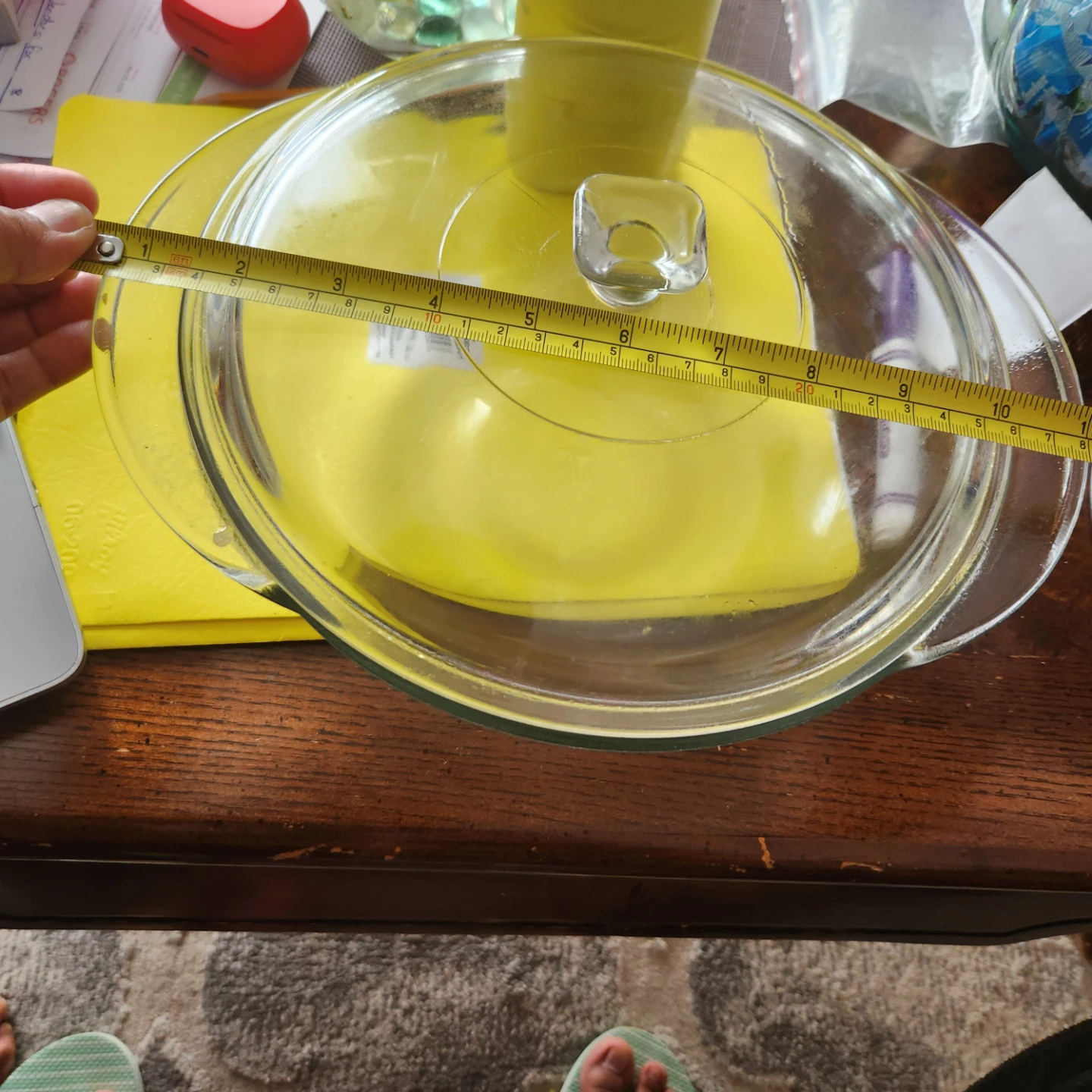 Glass Mixing Bowl with Lid - photo 4