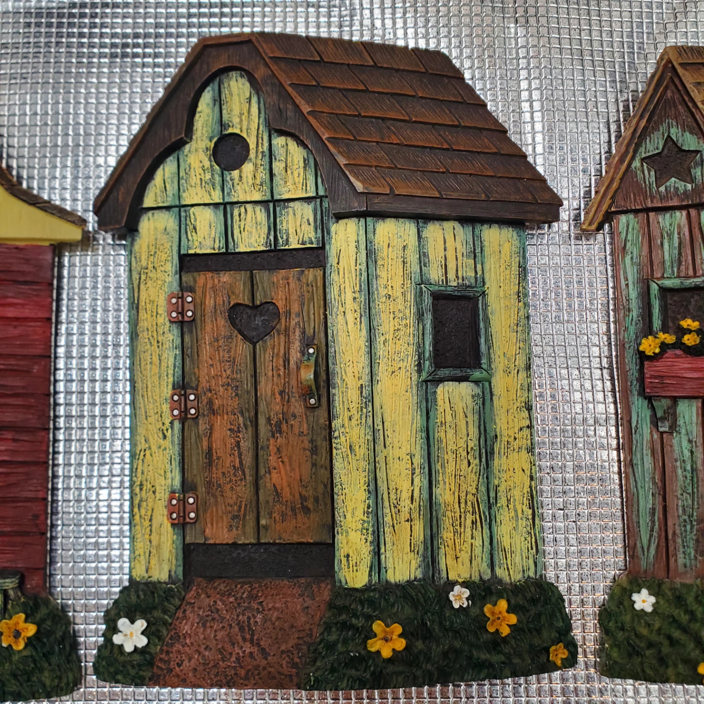 Set of 3 Decorative Outhouse Wall Hangings - photo 3