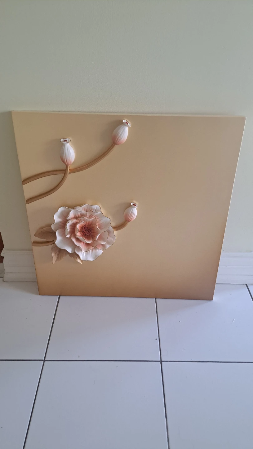 Floral Wall Art Plaque