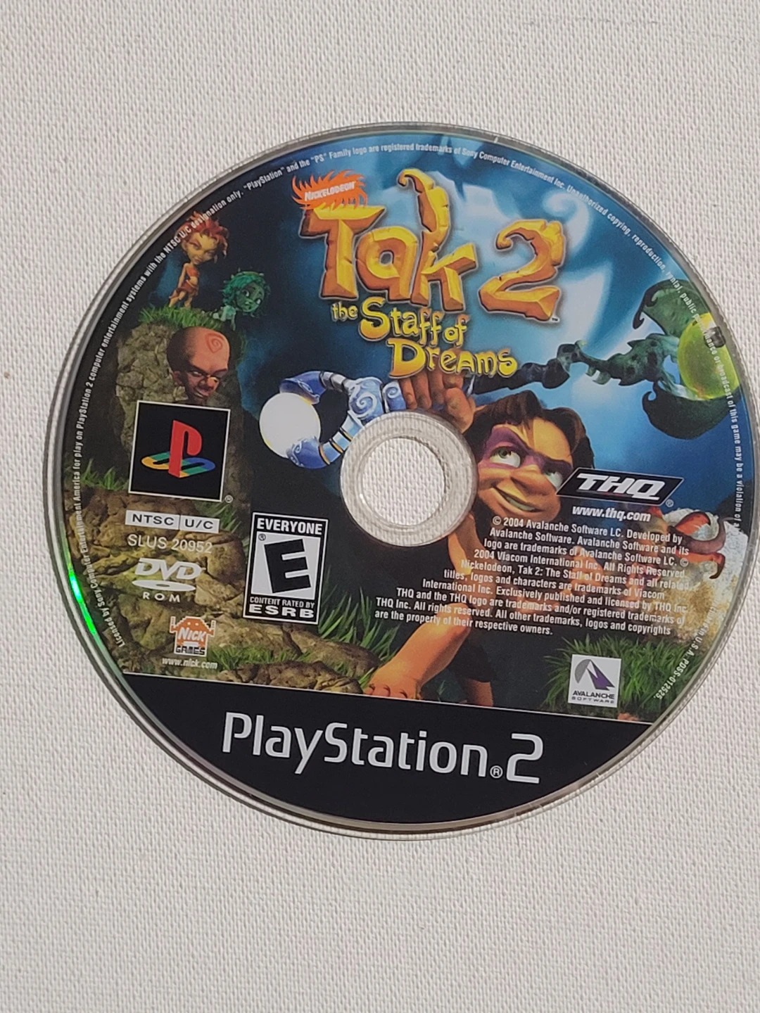 🌱Tak 2: The Staff of Dreams PlayStation 2 Game Disc