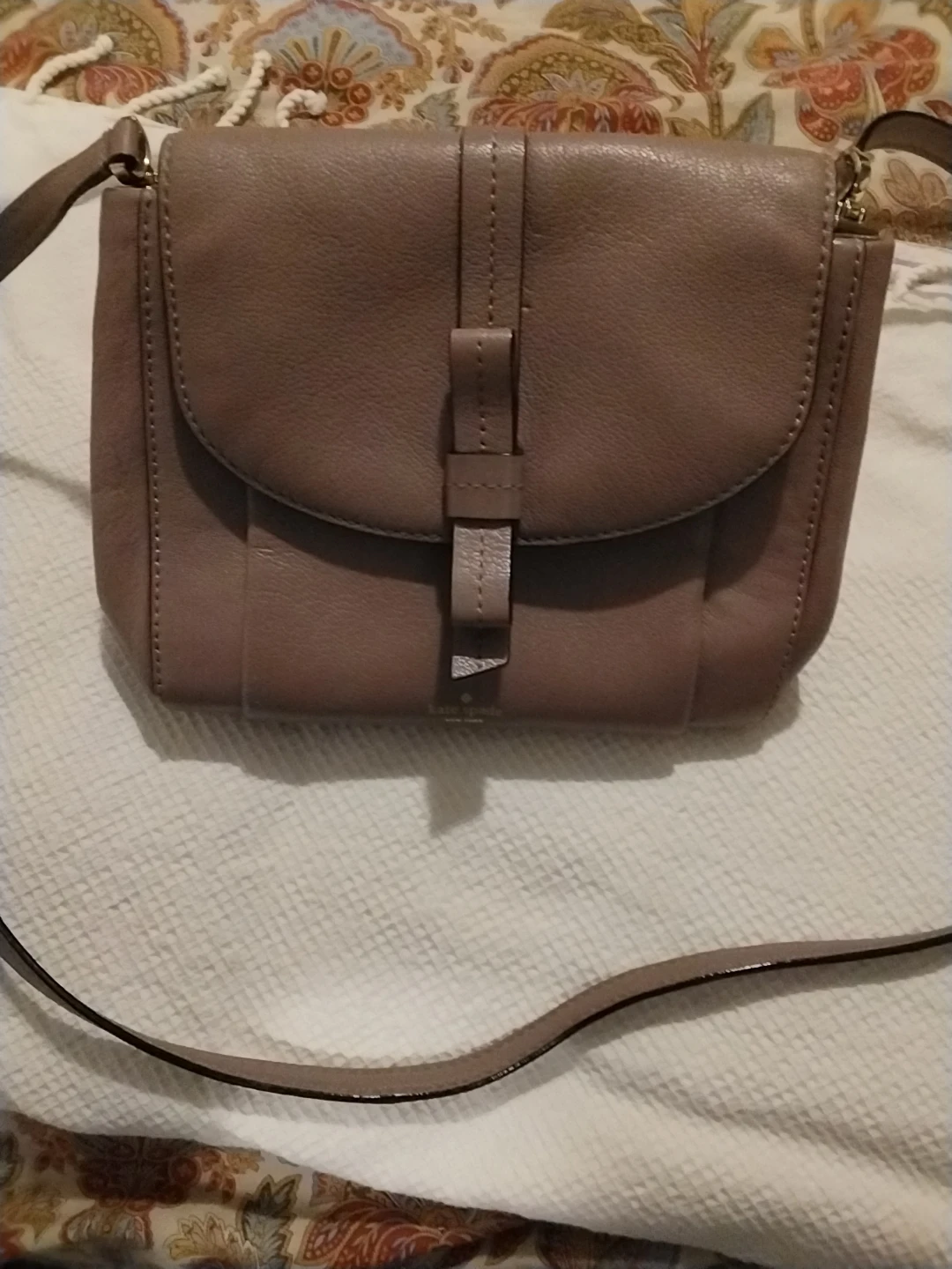 Kate Spade New York Crossbody Bag - Taupe Leather - photo 3