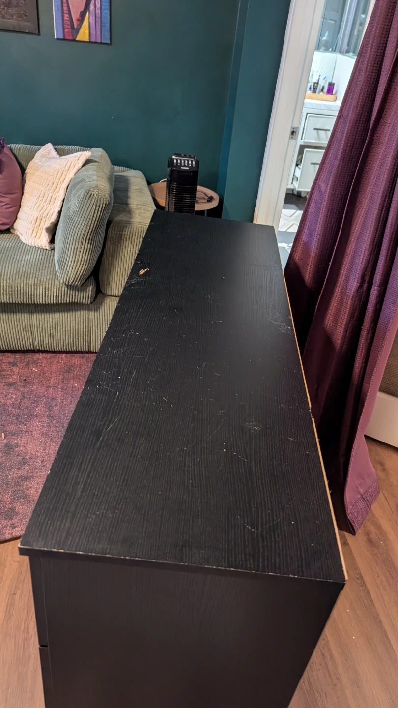 FREE Black 6-Drawer Dresser - photo 2