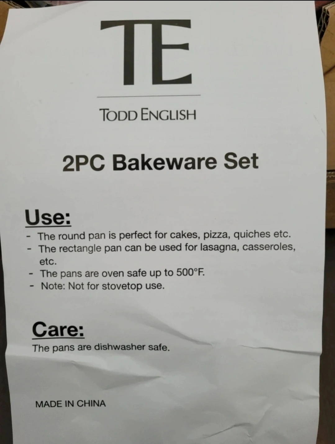 Todd English 2-Piece Red Glitter Bakeware Set - photo 2