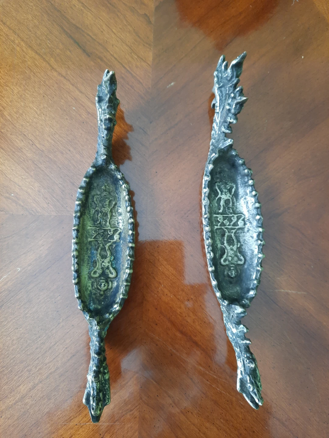 Vintage Naga boat Design Metal Ashtrays Set of 2 - photo 5