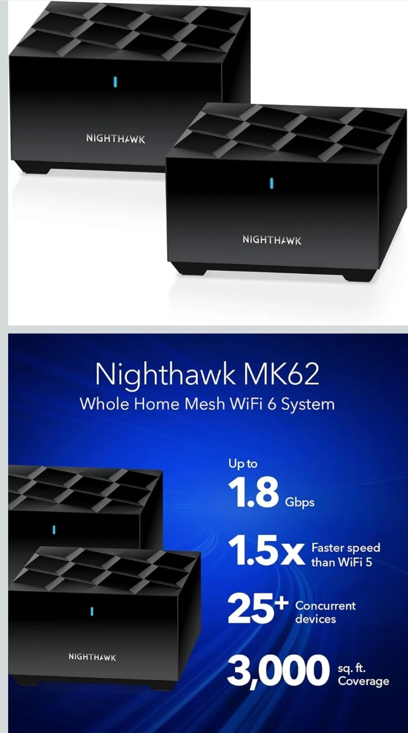 NETGEAR Nighthawk Advanced Whole Home Mesh WiFi 6 System - photo 3