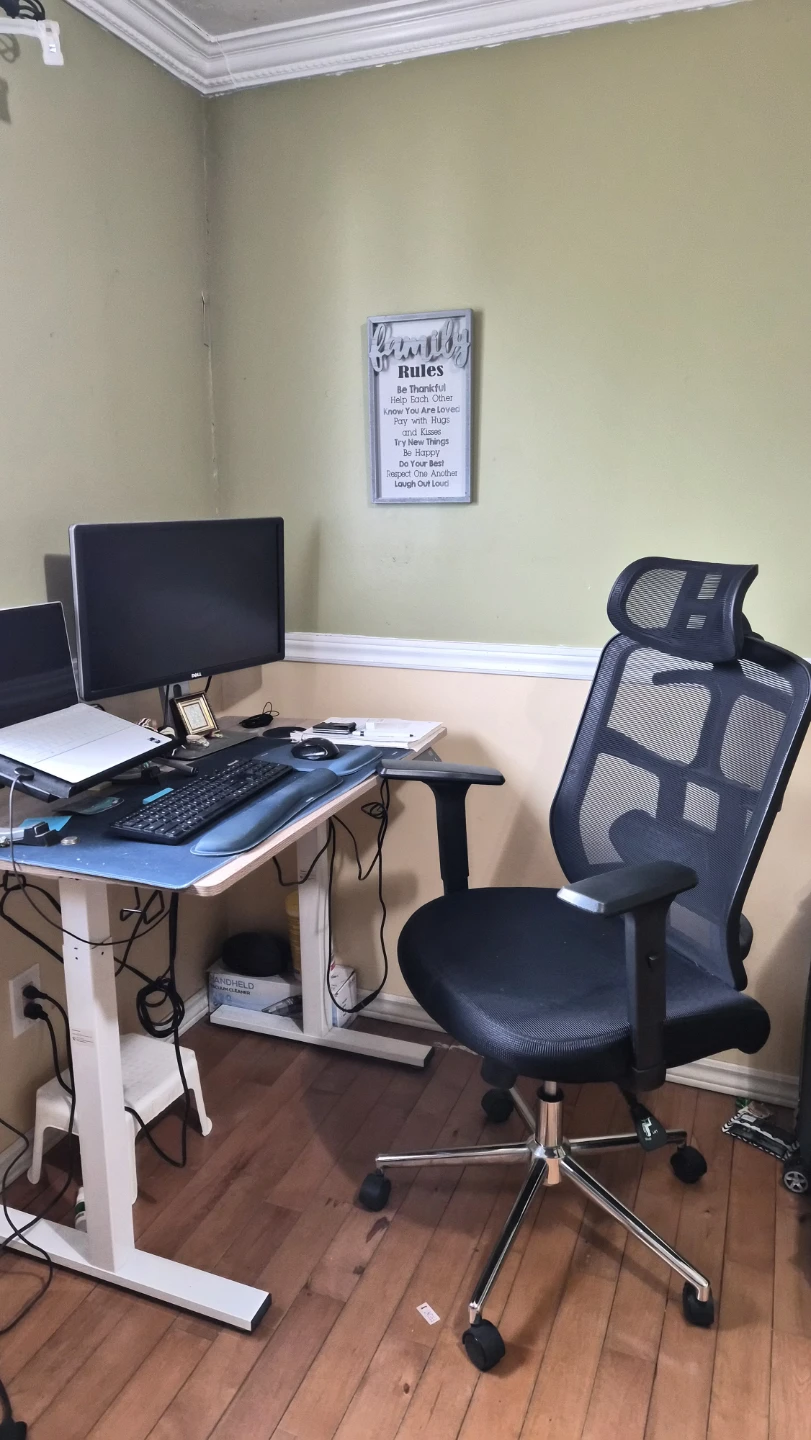 Sturdy Adjustable Standing Desk & office chair - photo 2