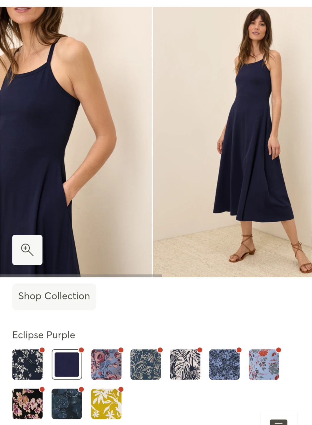 Pact organic cotton midi dress xxs