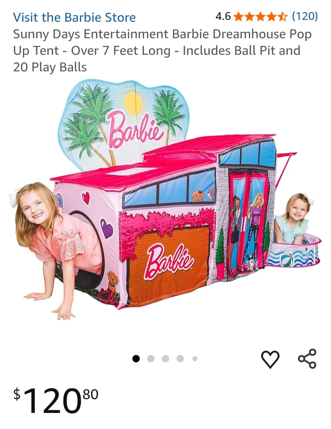 Play tent for kids including balls - photo 2