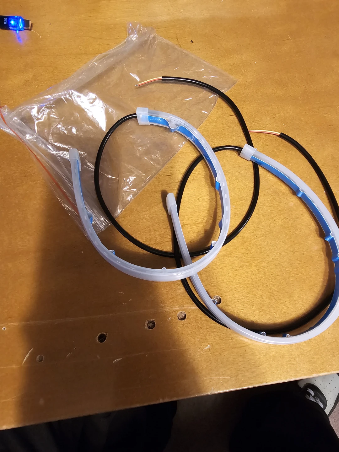 Waterproof LED Light Strips (Ice Blue/Yellow) - photo 5