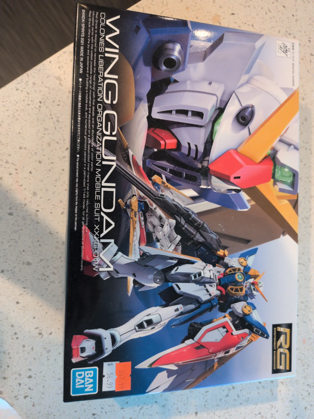 Bandai RG 1/144 Wing Gundam XXXG-01W Model Kit