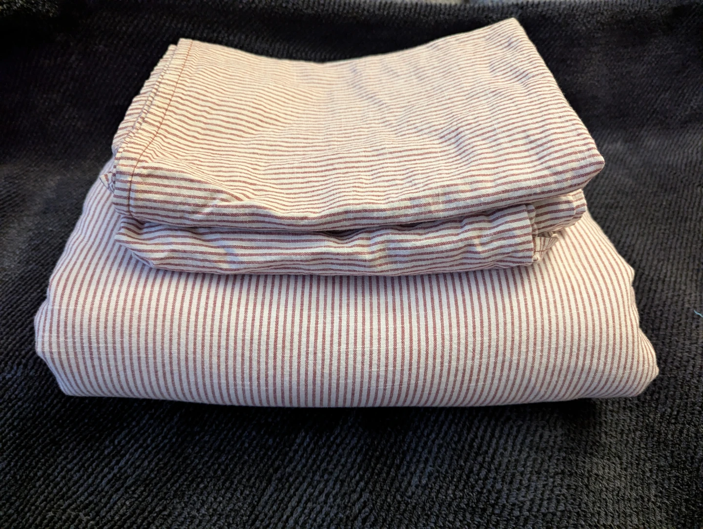 IKEA SOLFIBBLA Duvet Cover & 2 Pillowcases (Queen)