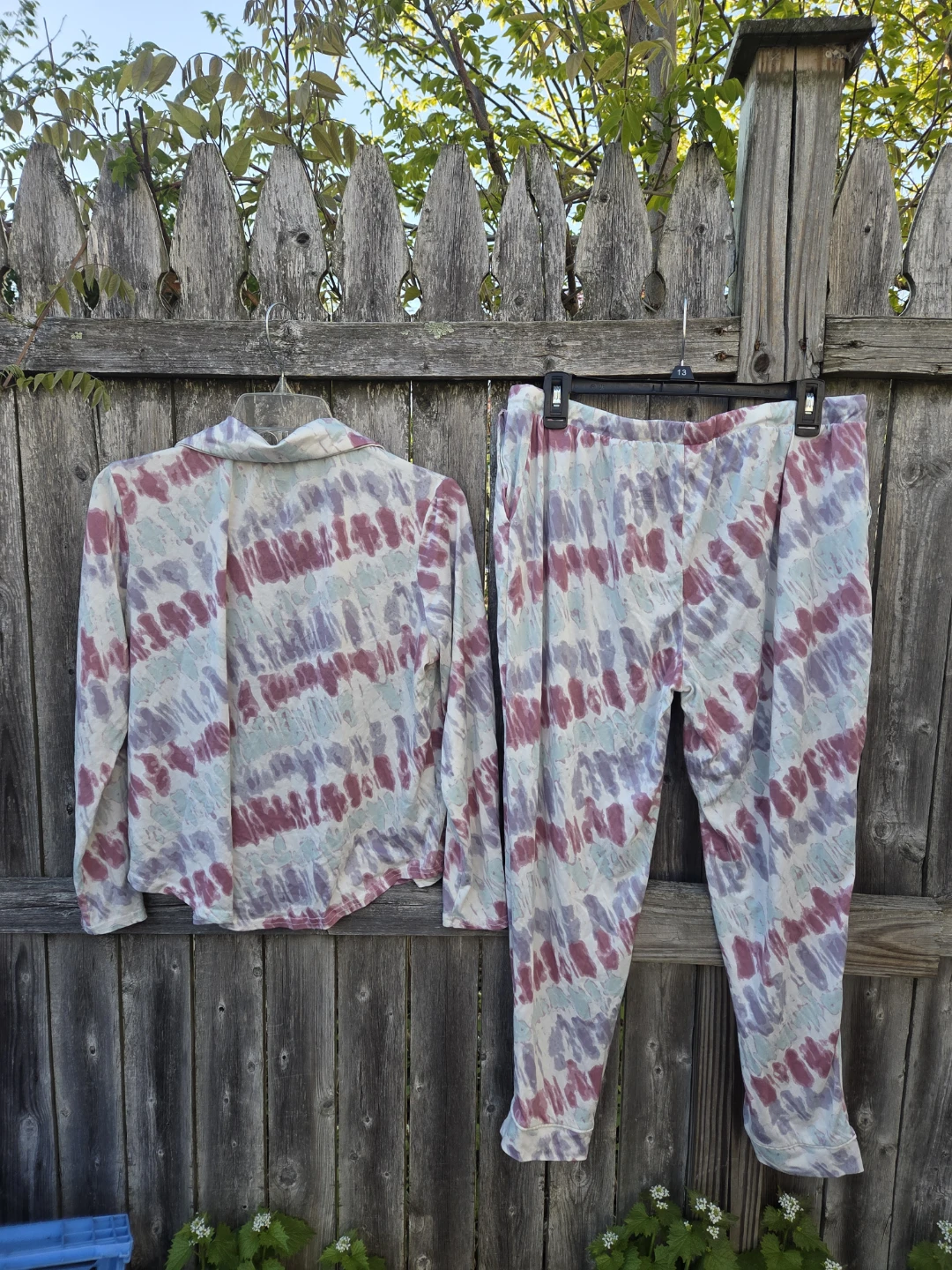 Women's Tie-Dye Pajama Set - photo 2