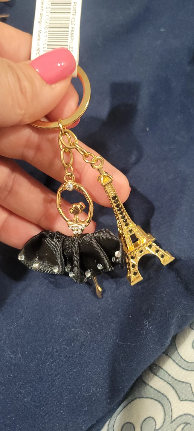 Eiffel Tower & Ballerina Keychain - photo 2