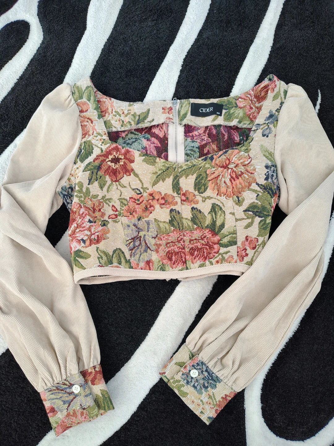 Floral Jacquard corset top XS - photo 4