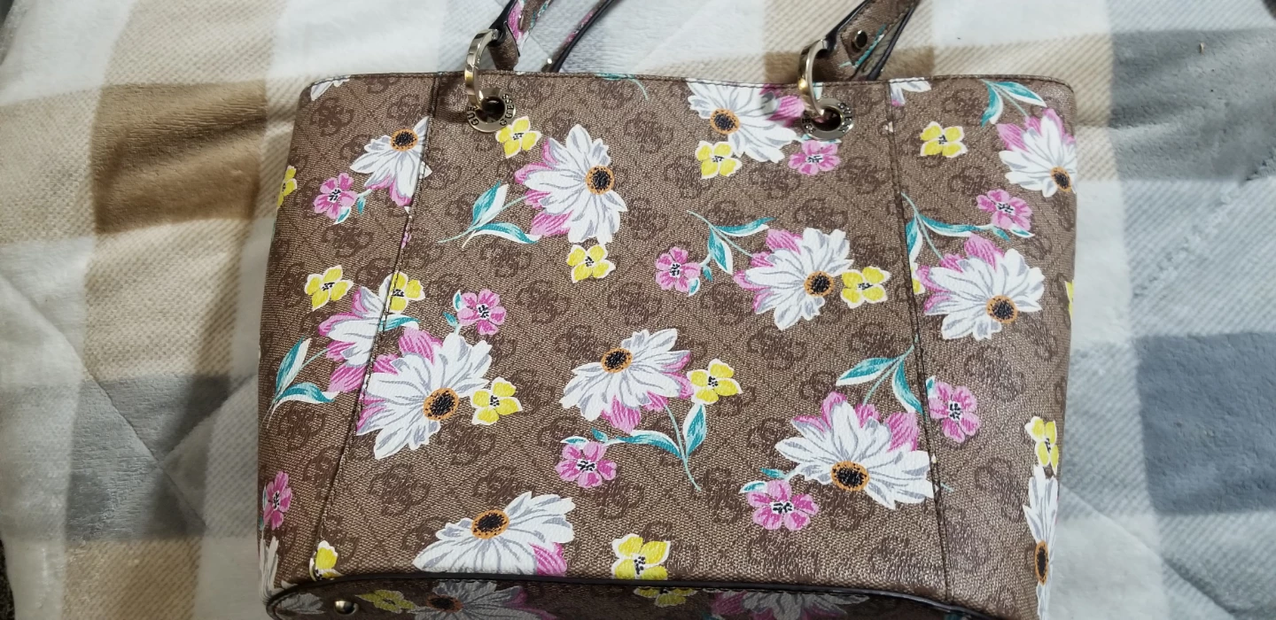 Guess Floral Print Tote Bag - photo 3