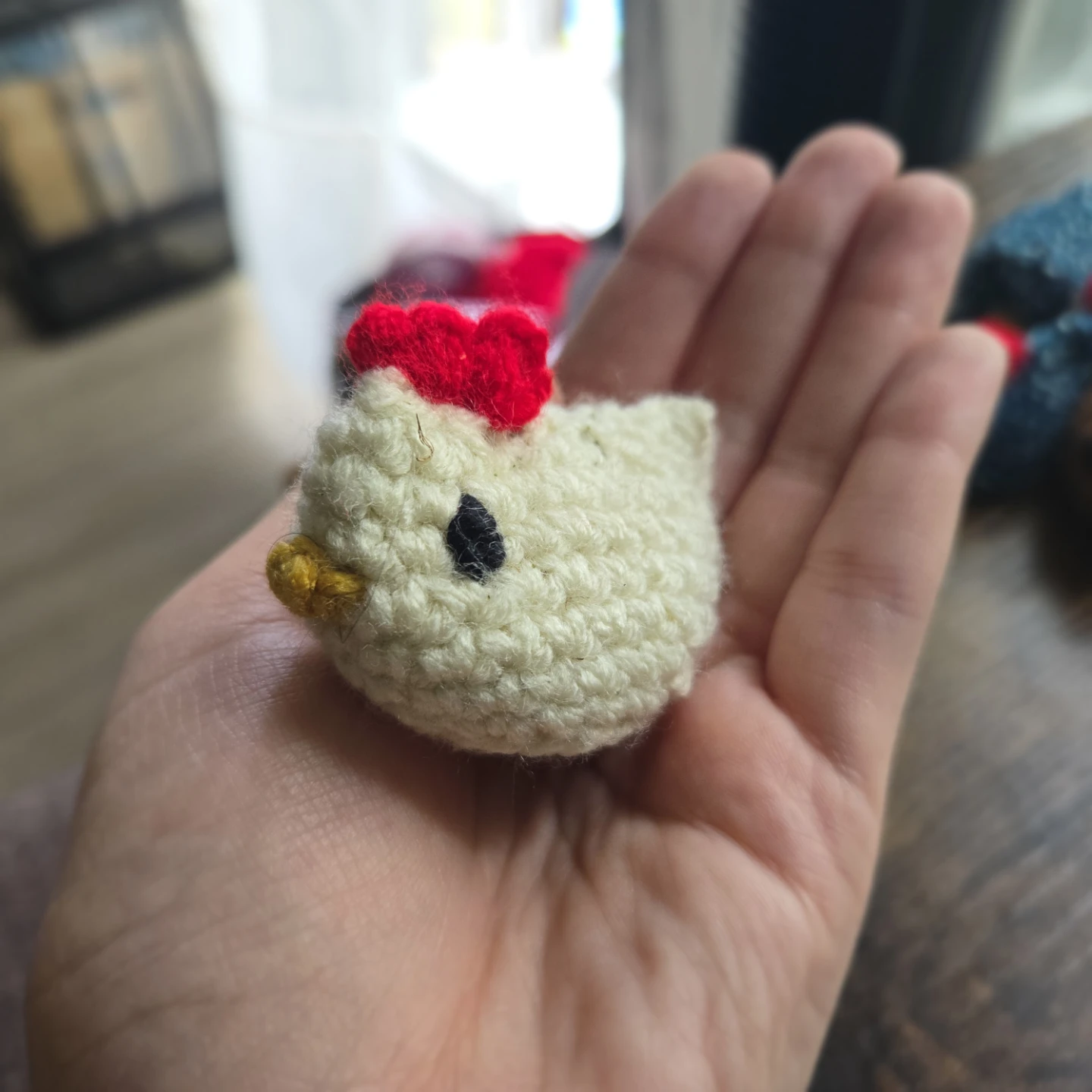 Handmade Cat Toy- Crochet Catnip Chickens