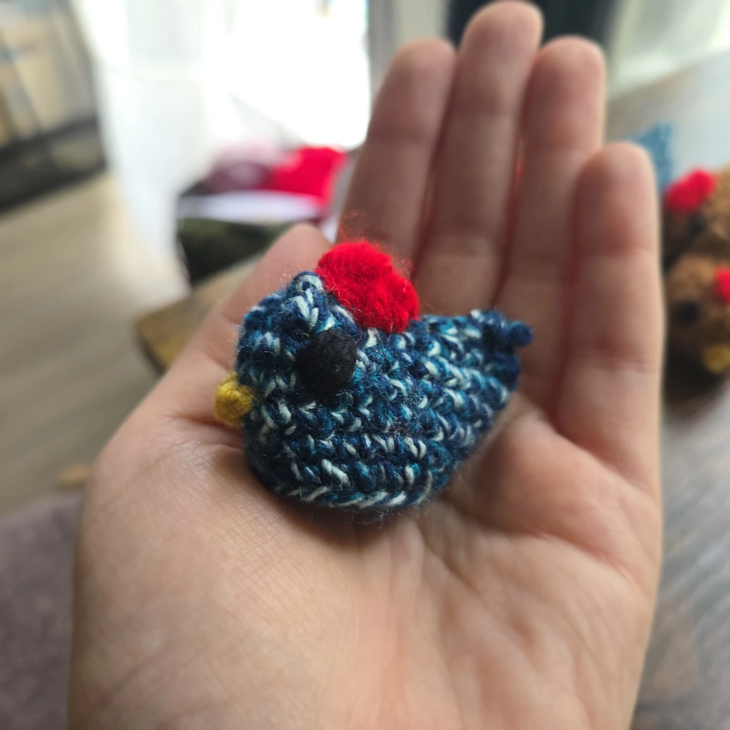 Handmade Cat Toy- Crochet Catnip Chickens - photo 2