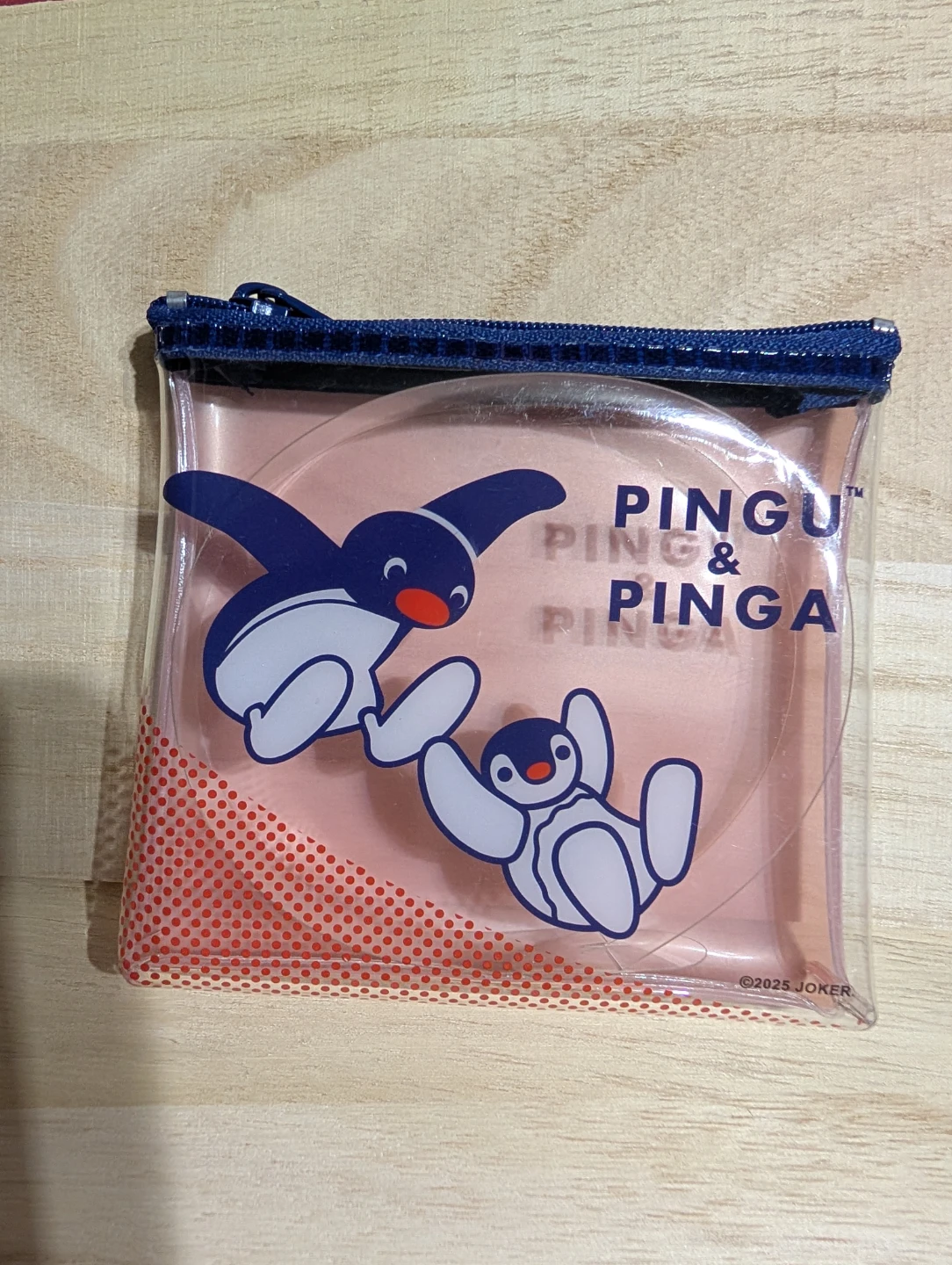 New Pingu & Pinga Clear Pouch, zipper