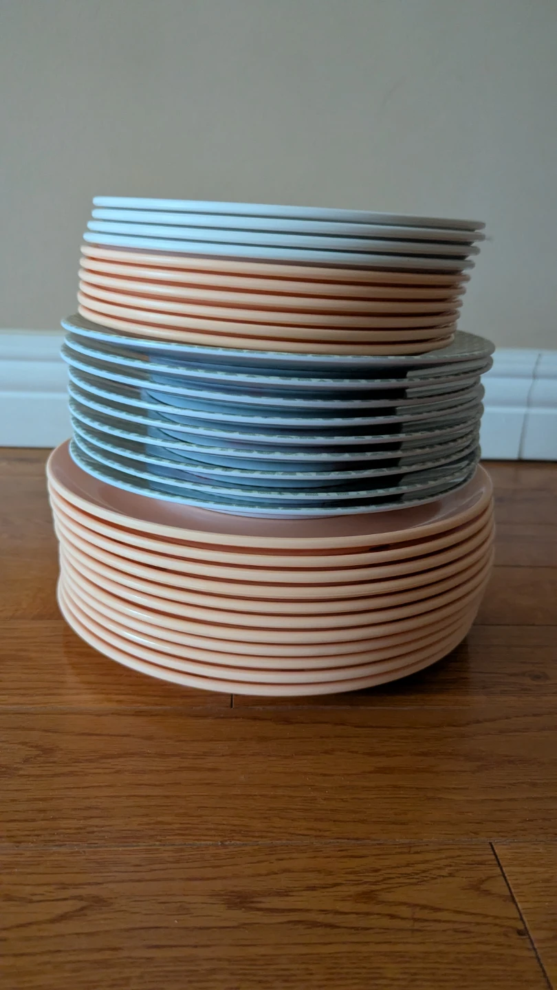 Melamine Dinner Plates - 25+ dishes