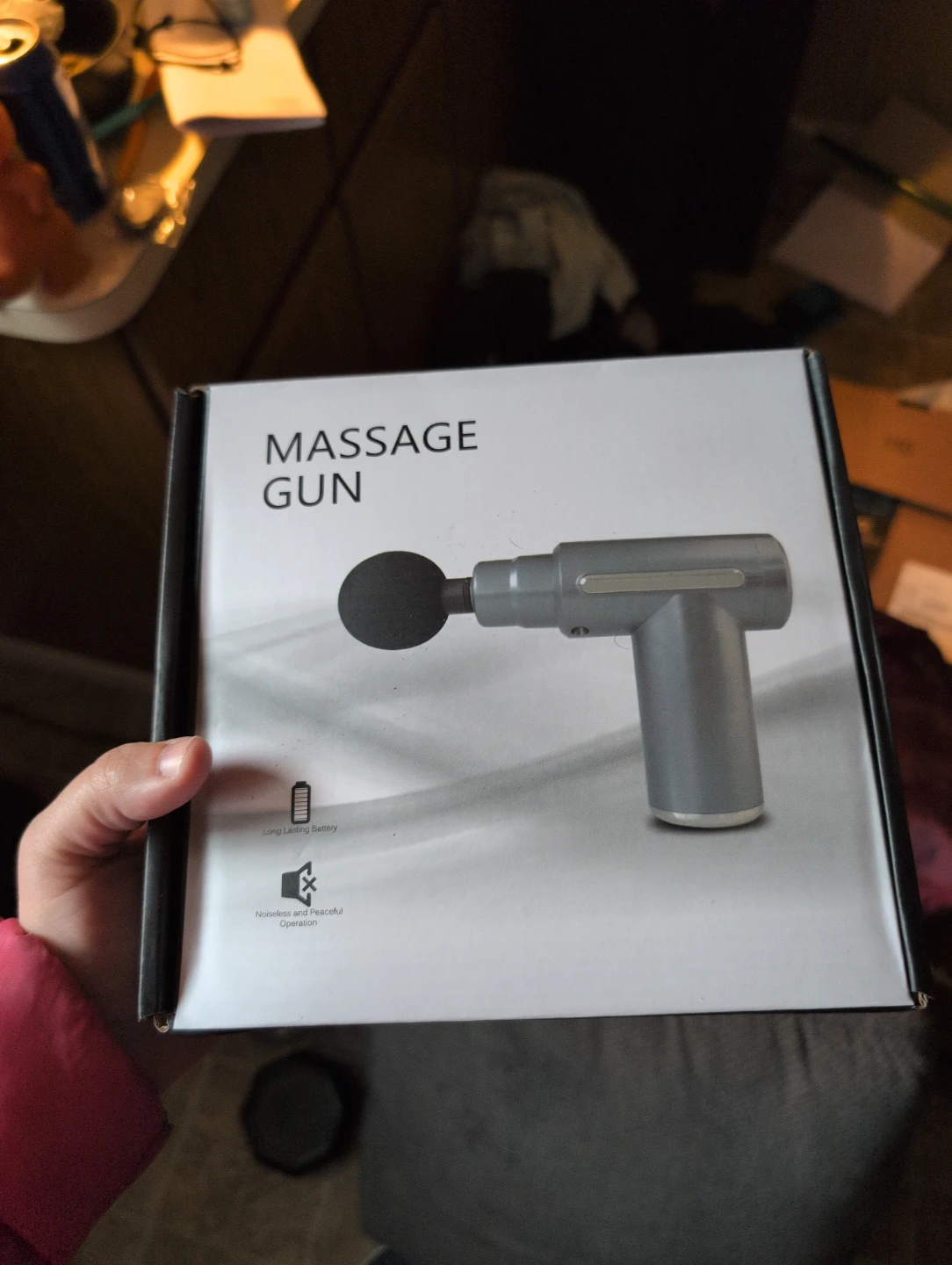 Massage Gun with 4 Specialty Heads, USB Rechargeable