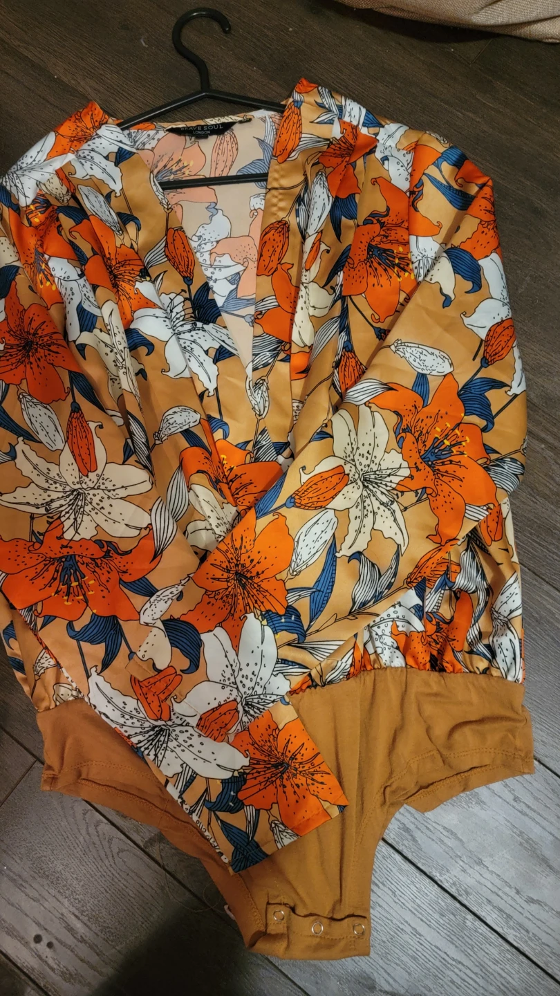 Women's Floral Print Bodysuit