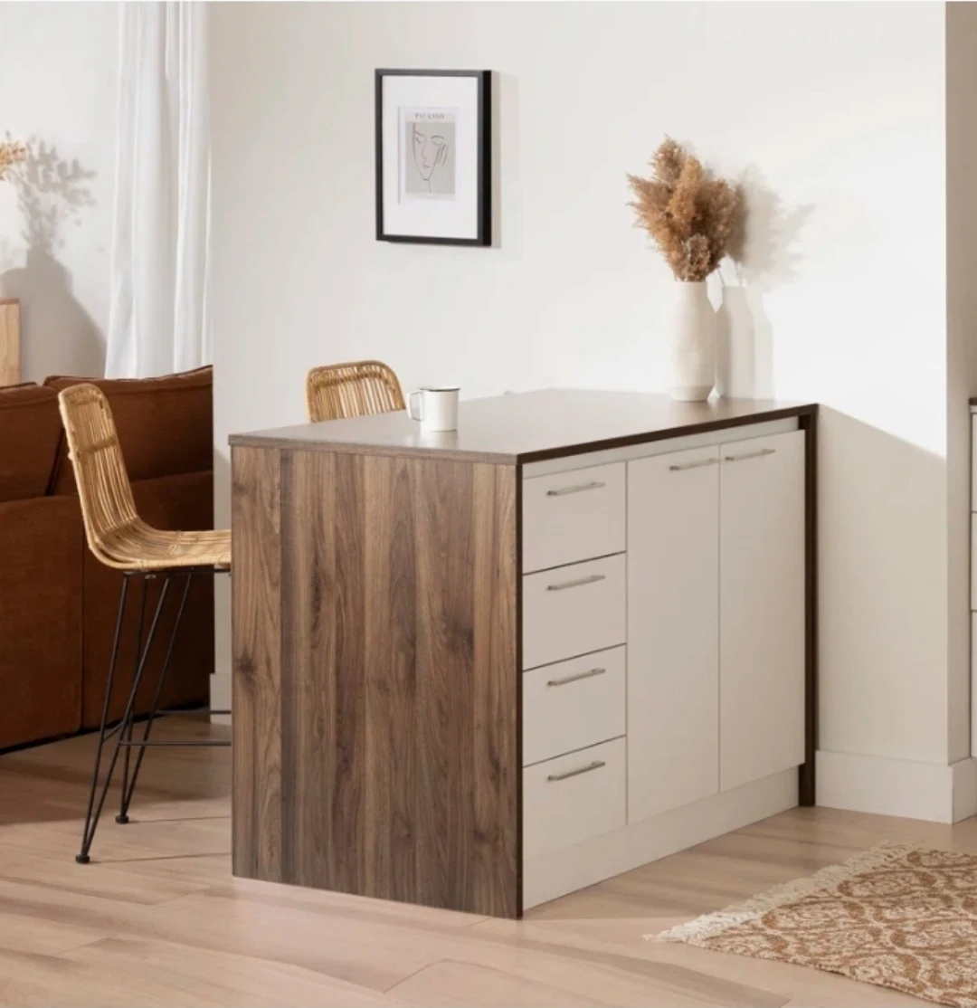 Kitchen Island with Drawers and Cabinets