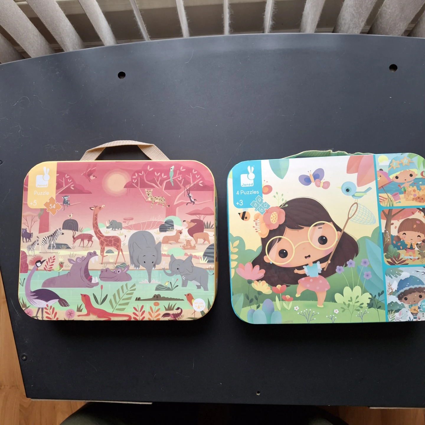 Janod Puzzles - Safari & Girl Design $10 each - photo 2