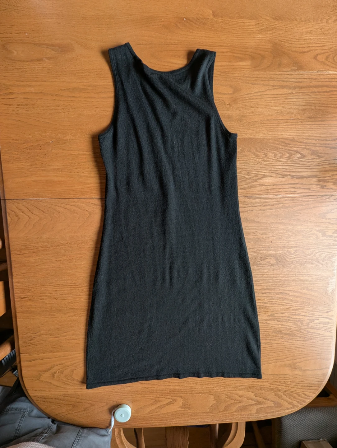 DESIGNHISTORY Women's Black Cable Knit Tank Dress Size Medium - photo 2