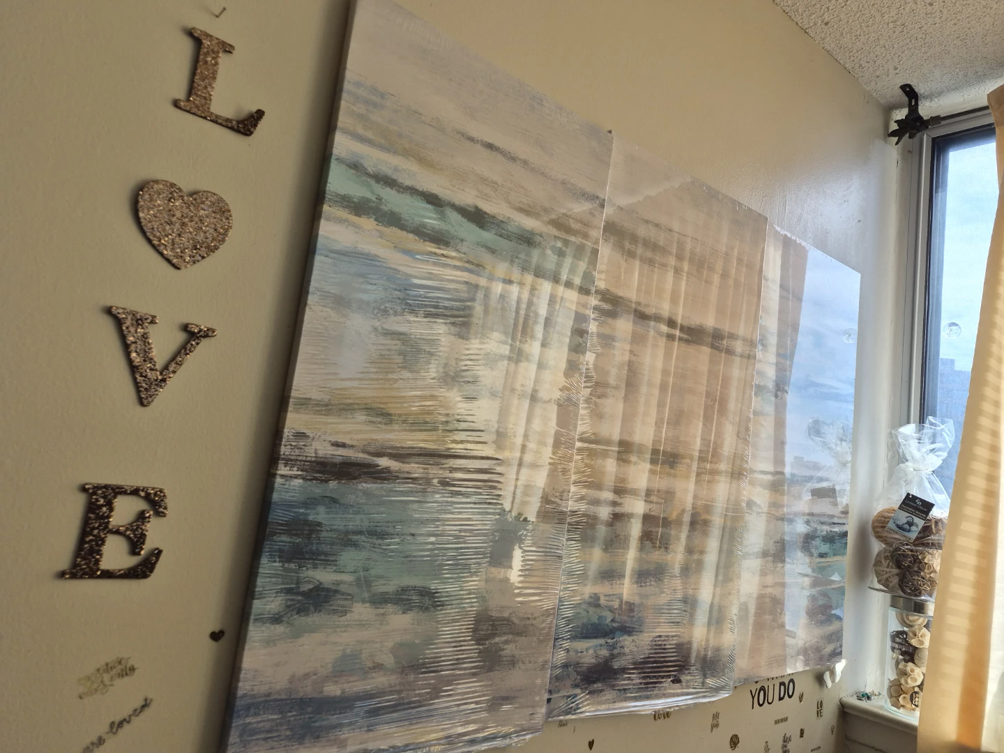 Abstract Canvas Wall Art Print Set