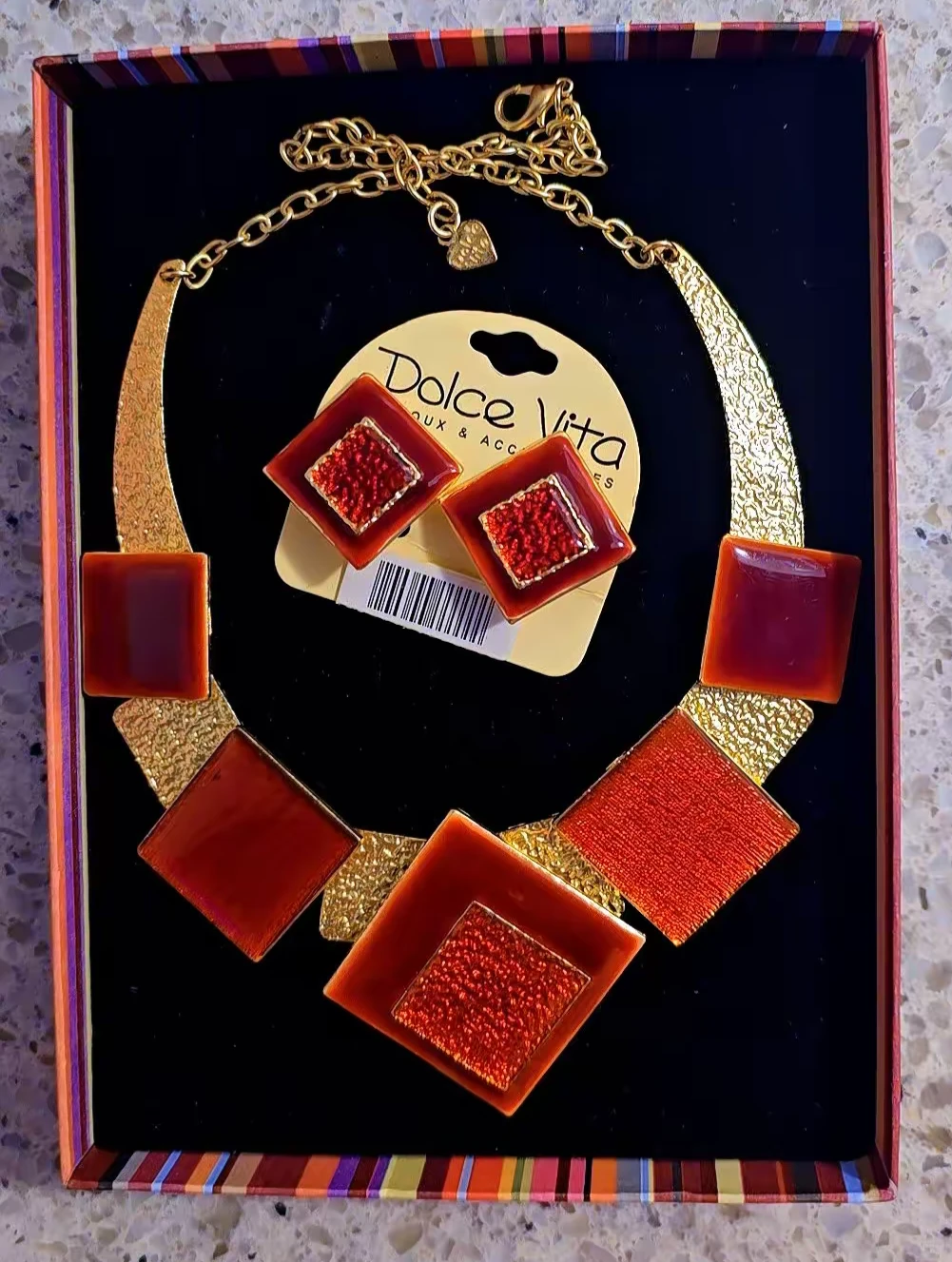 Dolce Vita Necklace and Earring Set